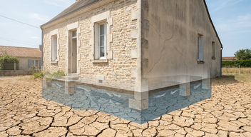 Secheresse canicule fissures maison sols argileux fondations France