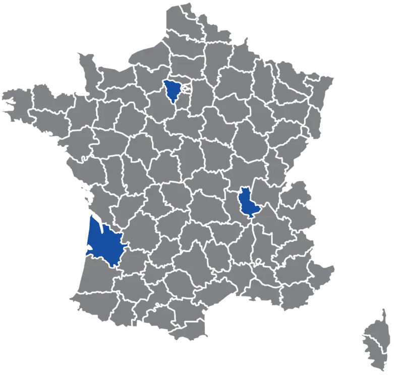 Zones d'intervention